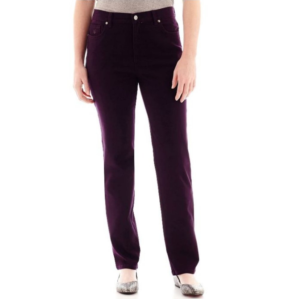 GV Eggplant Dyed Amanda Jeans